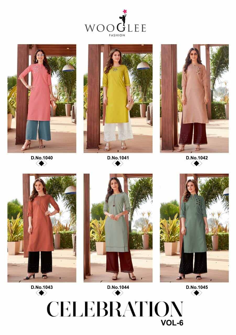 Celebration Vol-6 Mono Viscose Kurtis Wholeseller Celebration Vol-6 Mono Viscose Kurtis Wholeseller